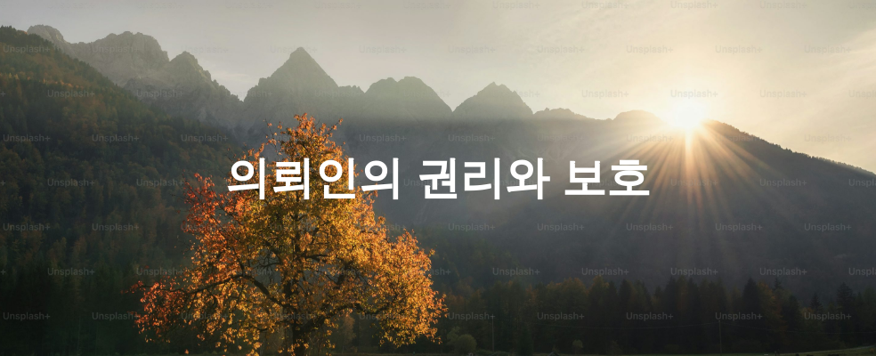 의뢰인의 권리와 보호