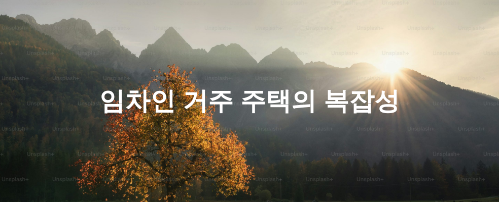임차인 거주 주택의 복잡성