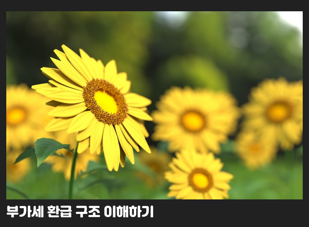 부가세 환급 구조 이해하기