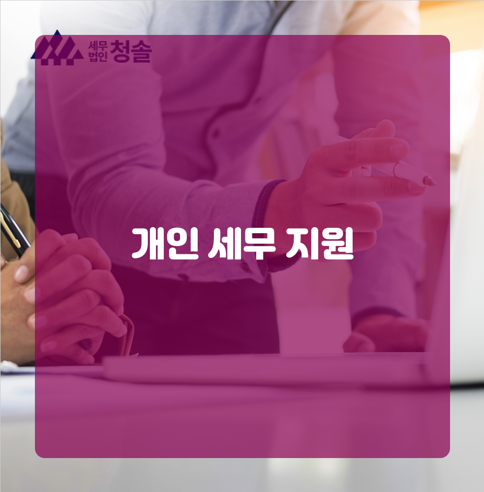 개인 세무 지원